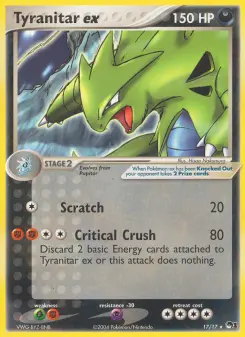 Carta Tyranitar ex