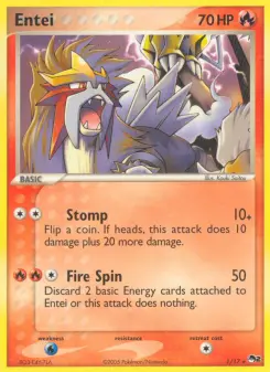Carta Entei da coleção POP Series 2