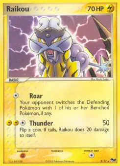 Carta Raikou da coleção POP Series 2