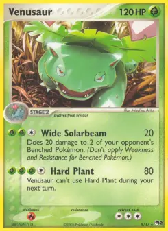 Carta Venusaur da coleção POP Series 2