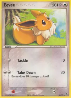 Carta Eevee da coleção POP Series 3