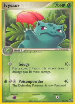Carta Ivysaur da coleção POP Series 3