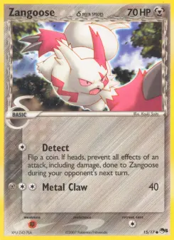 Carta Zangoose δ