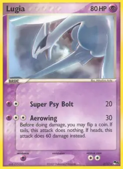Carta Lugia da coleção POP Series 5