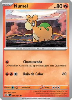 Carta Numel da coleção Paldean Fates