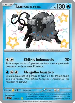 Carta Paldean Tauros