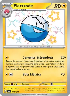 Carta Electrode da coleção Paldean Fates