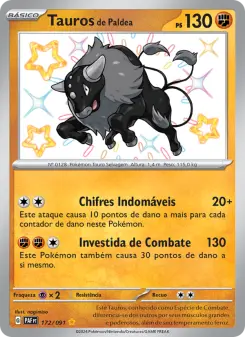 Carta Paldean Tauros