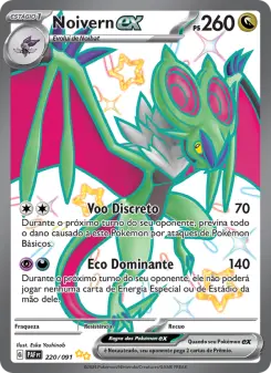 Carta Noivern ex da coleção Paldean Fates