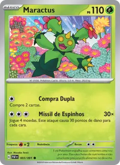 Carta Maractus da coleção Paldean Fates