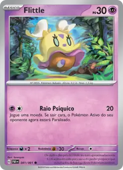 Carta Flittle da coleção Paldean Fates