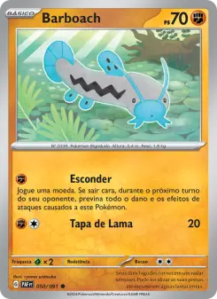 Carta Barboach da coleção Paldean Fates