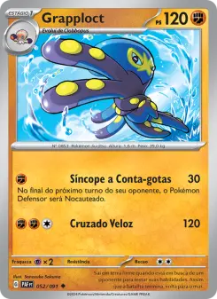 Carta Grapploct da coleção Paldean Fates
