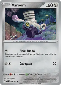 Carta Varoom da coleção Paldean Fates