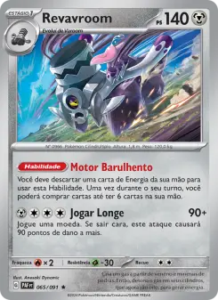 Carta Revavroom da coleção Paldean Fates
