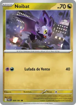 Carta Noibat da coleção Paldean Fates