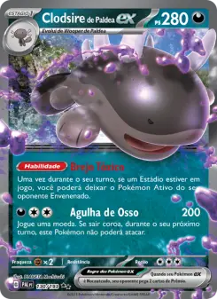 Carta Paldean Clodsire ex