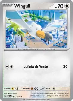 Carta Wingull da coleção Paldea Evolved