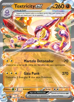 Carta Toxtricity ex da coleção Paradox Rift