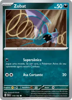 Carta Zubat da coleção Paradox Rift