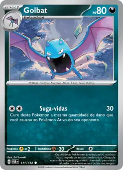 Carta Golbat da coleção Paradox Rift