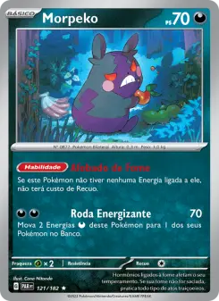 Carta Morpeko da coleção Paradox Rift