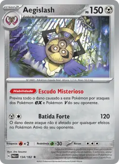 Carta Aegislash da coleção Paradox Rift
