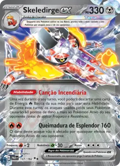 Carta Skeledirge ex da coleção Paradox Rift