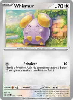 Carta Whismur da coleção Paradox Rift
