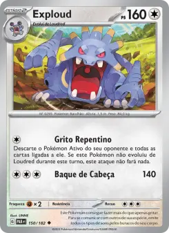 Carta Exploud da coleção Paradox Rift