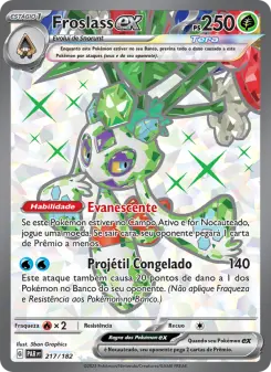 Carta Froslass ex da coleção Paradox Rift