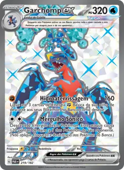 Carta Garchomp ex da coleção Paradox Rift