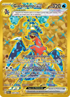Carta Garchomp ex da coleção Paradox Rift