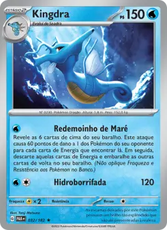 Carta Kingdra da coleção Paradox Rift