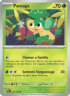 Carta Pansage da coleção Paradox Rift