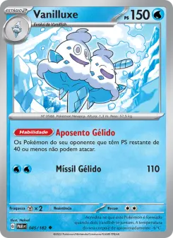 Carta Vanilluxe da coleção Paradox Rift