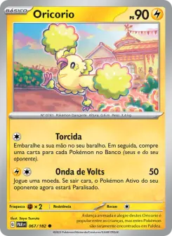 Carta Oricorio da coleção Paradox Rift