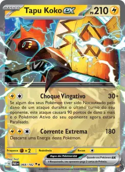 Carta Tapu Koko ex da coleção Paradox Rift