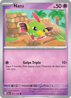 Carta Natu da coleção Paradox Rift