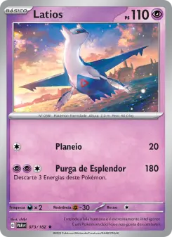 Carta Latios da coleção Paradox Rift