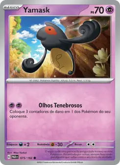 Carta Yamask da coleção Paradox Rift