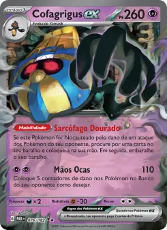 Carta Cofagrigus ex da coleção Paradox Rift