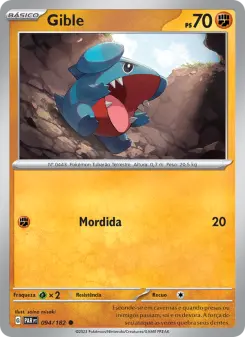 Carta Gible da coleção Paradox Rift