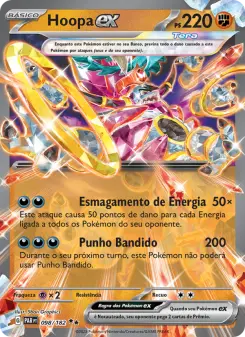Carta Hoopa ex da coleção Paradox Rift