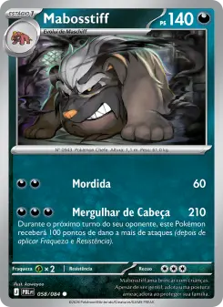 Carta Mabosstiff da coleção Pitch Black