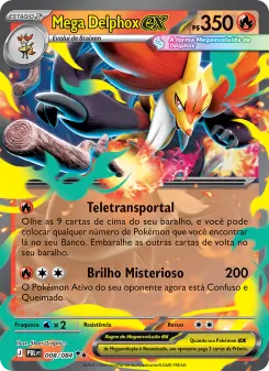 Carta Mega Delphox ex