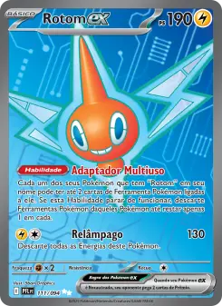 Carta Rotom ex da coleção Phantasmal Flames