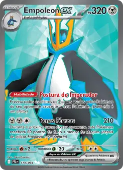 Carta Empoleon ex da coleção Phantasmal Flames