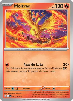 Carta Moltres da coleção Phantasmal Flames