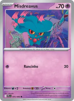 Carta Misdreavus da coleção Phantasmal Flames